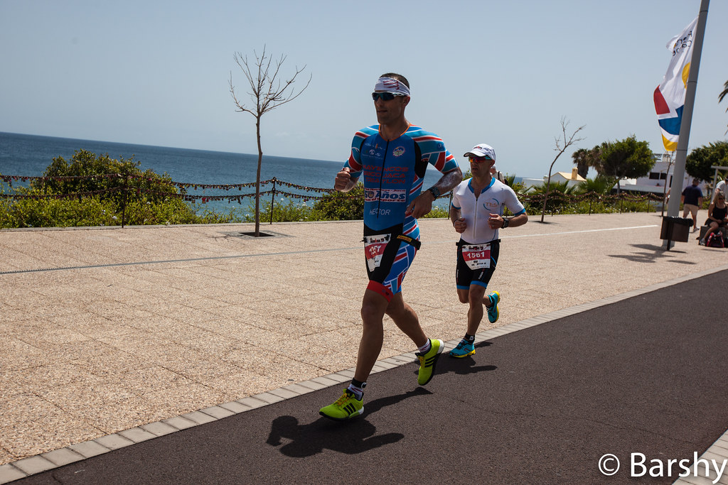 Marathon running in Lanzarote